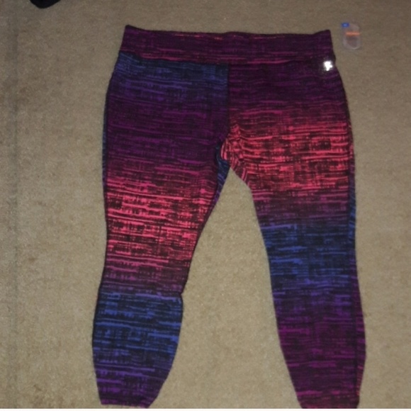 Danskin Now Pants - Multi Colored Ankle Tight Joggers
